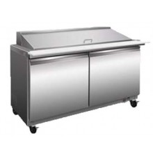 48" (18 Pan) Mega Top Sandwich Prep Table (Serv-Ware)